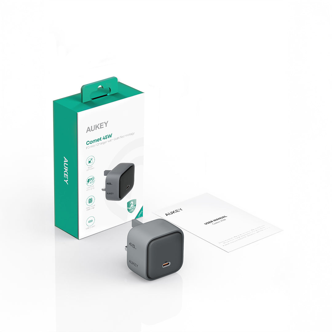 PA-C2 Comet 45W PD Wall Charger with GaN Technology
