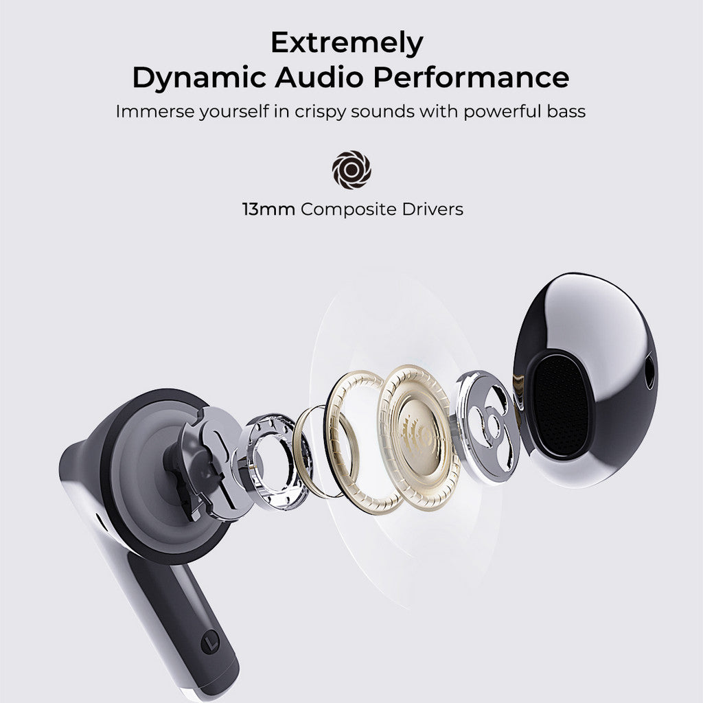 TWS EP-M4 Move Vibe True Wireless Bluetooth Earbuds with ENC | Lightweight & Compact with Fast Charging