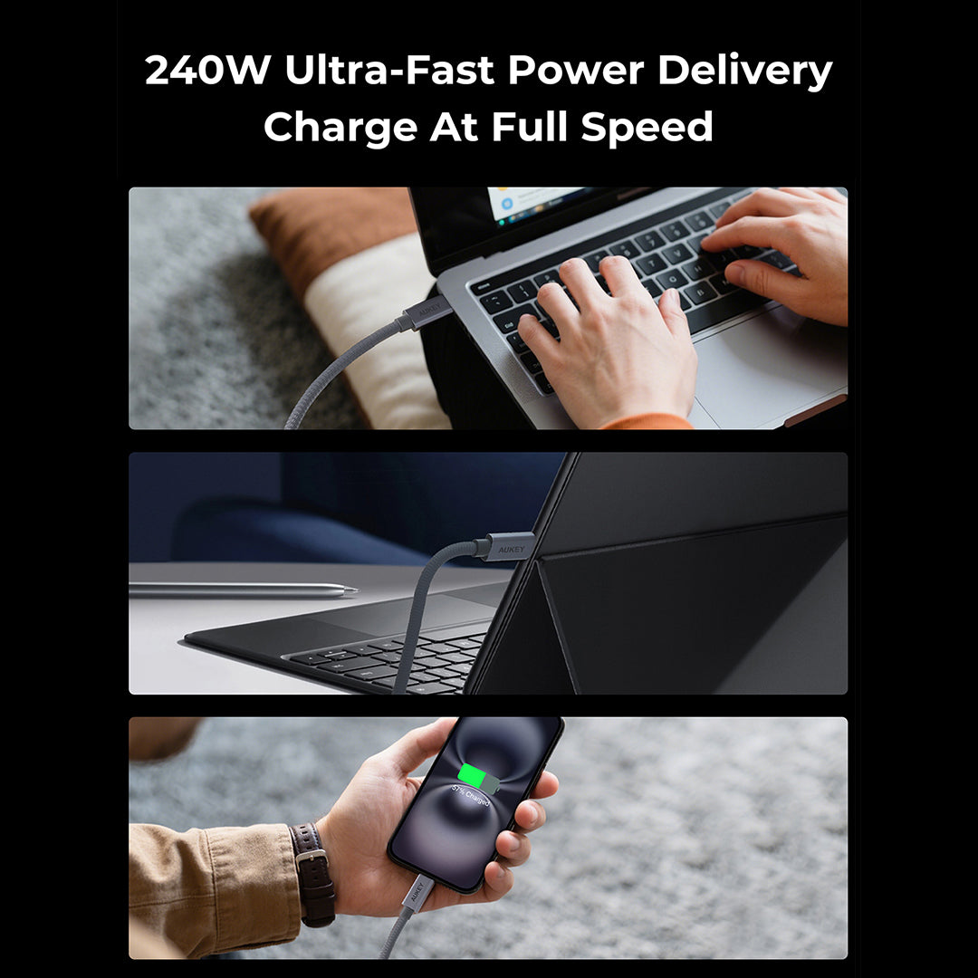 CB-DCC321 Circlet Mix 20G USB4 GEN2 20Gbps USB-C to USB-C Cable