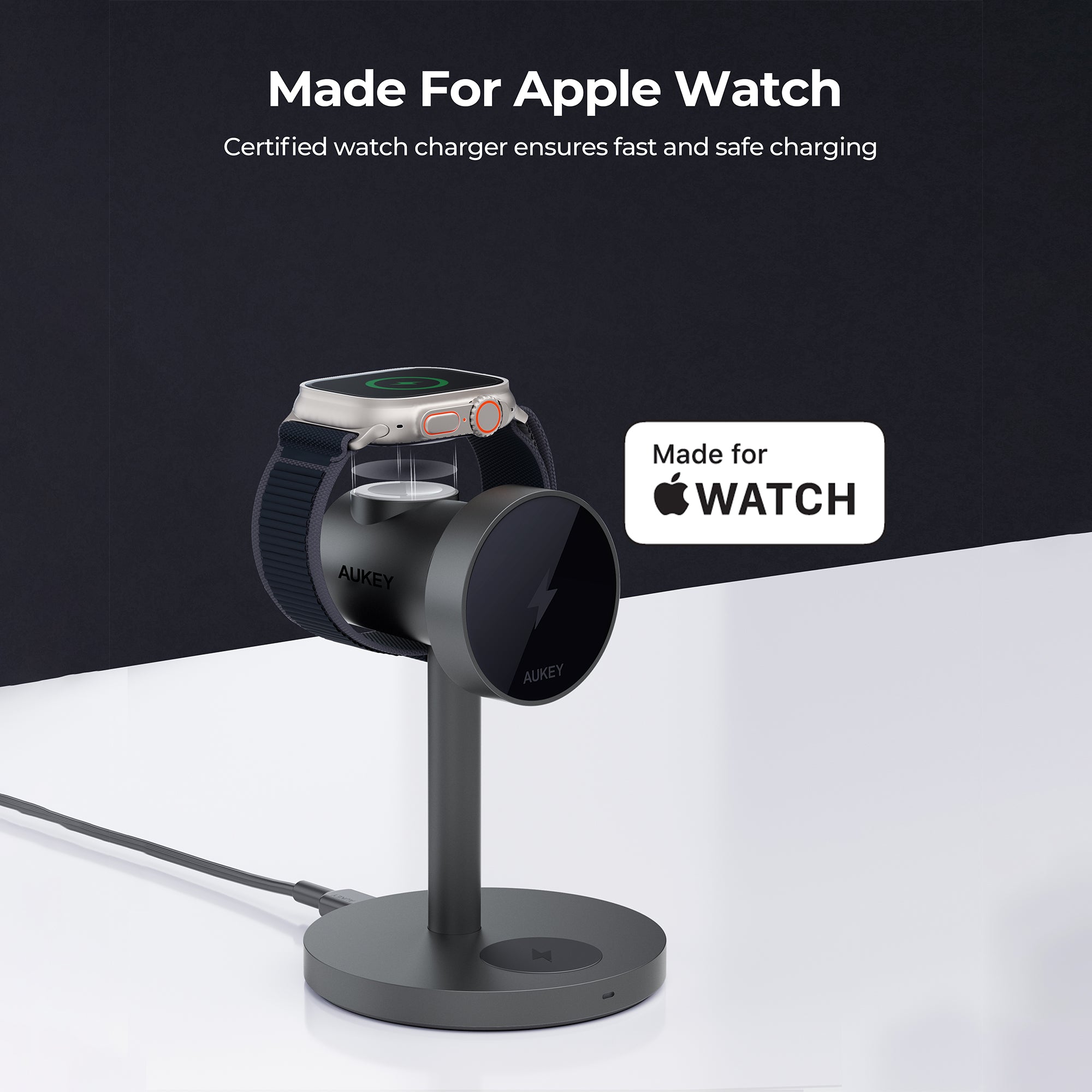 LC-MC311 MagFusion 3 in 1 Magnetic Fast Wireless Charging Station with Qi2 MFW Magsafe compatible