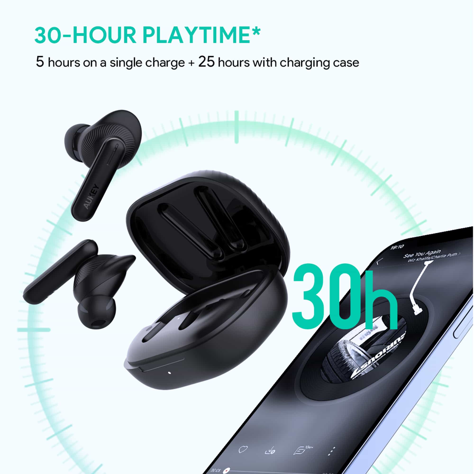 EP-N8 Sports TWS True Wireless Earbuds with ANC & Transparency Mode