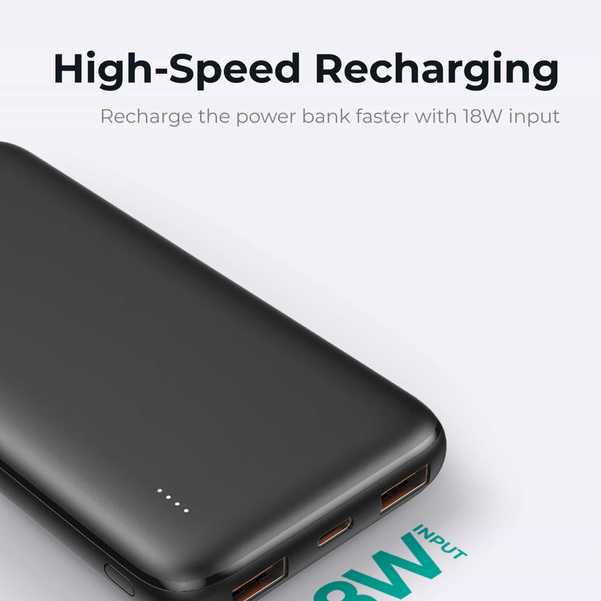 PB-N73S 18W PD 10000mAh Power Deliver USB C Power Bank
