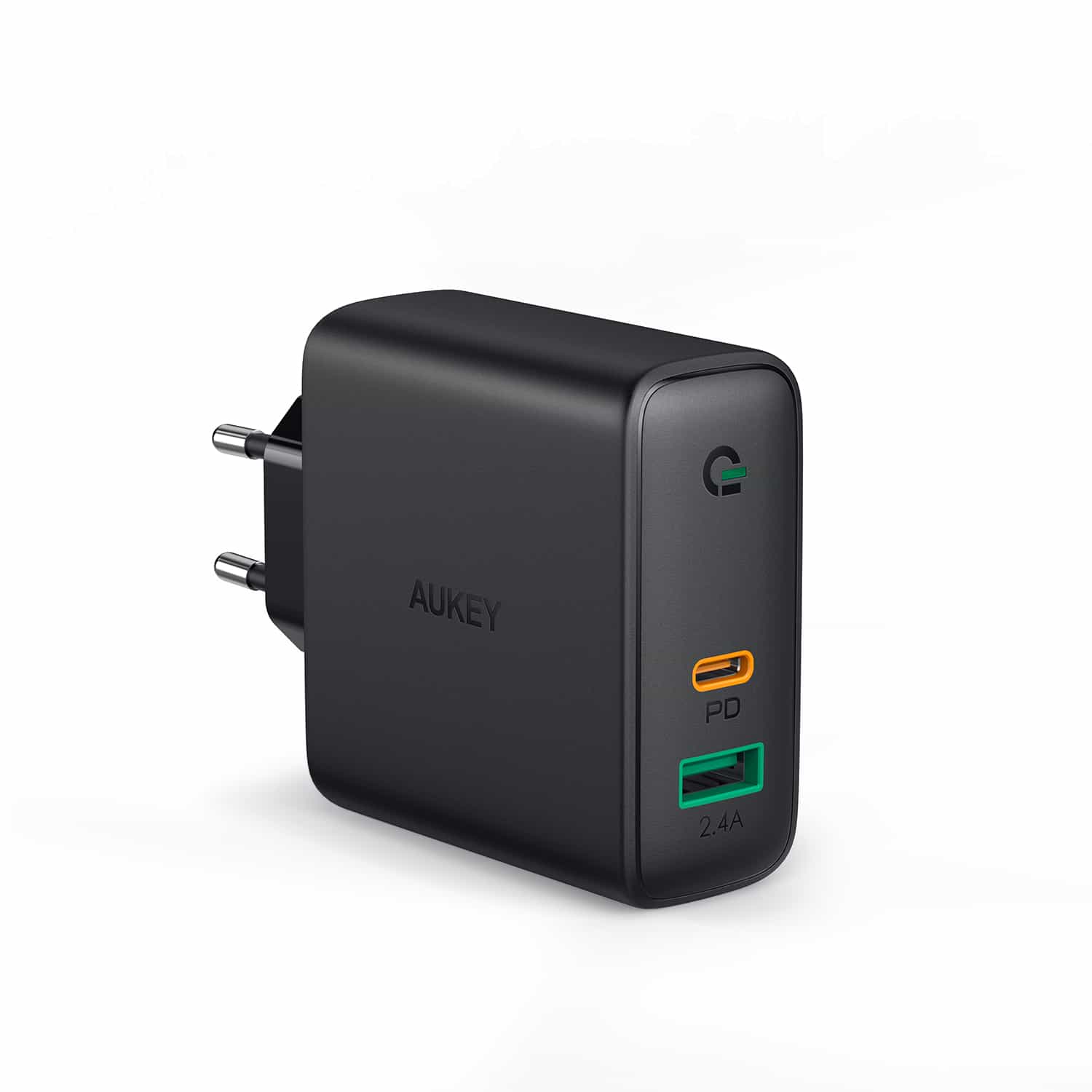 PA-D3 60W Dual-Port PD Charger with Dynamic Detect - EU Plug