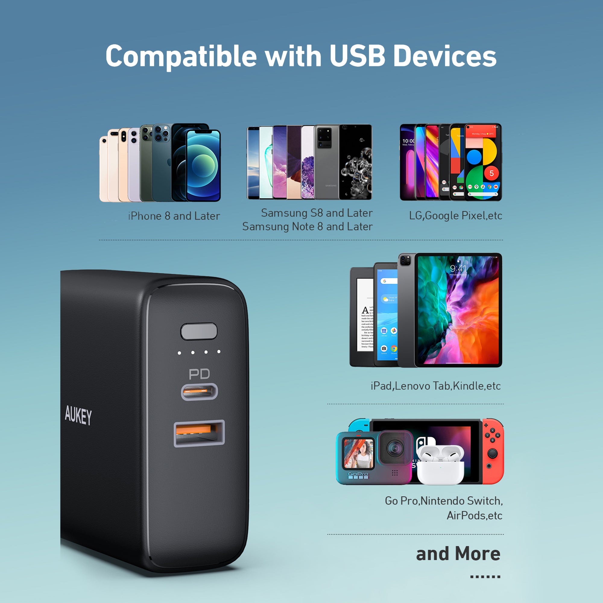 PA-PD20 PowerDuo 5K 20W PD Power Bank with Integrated Outlet