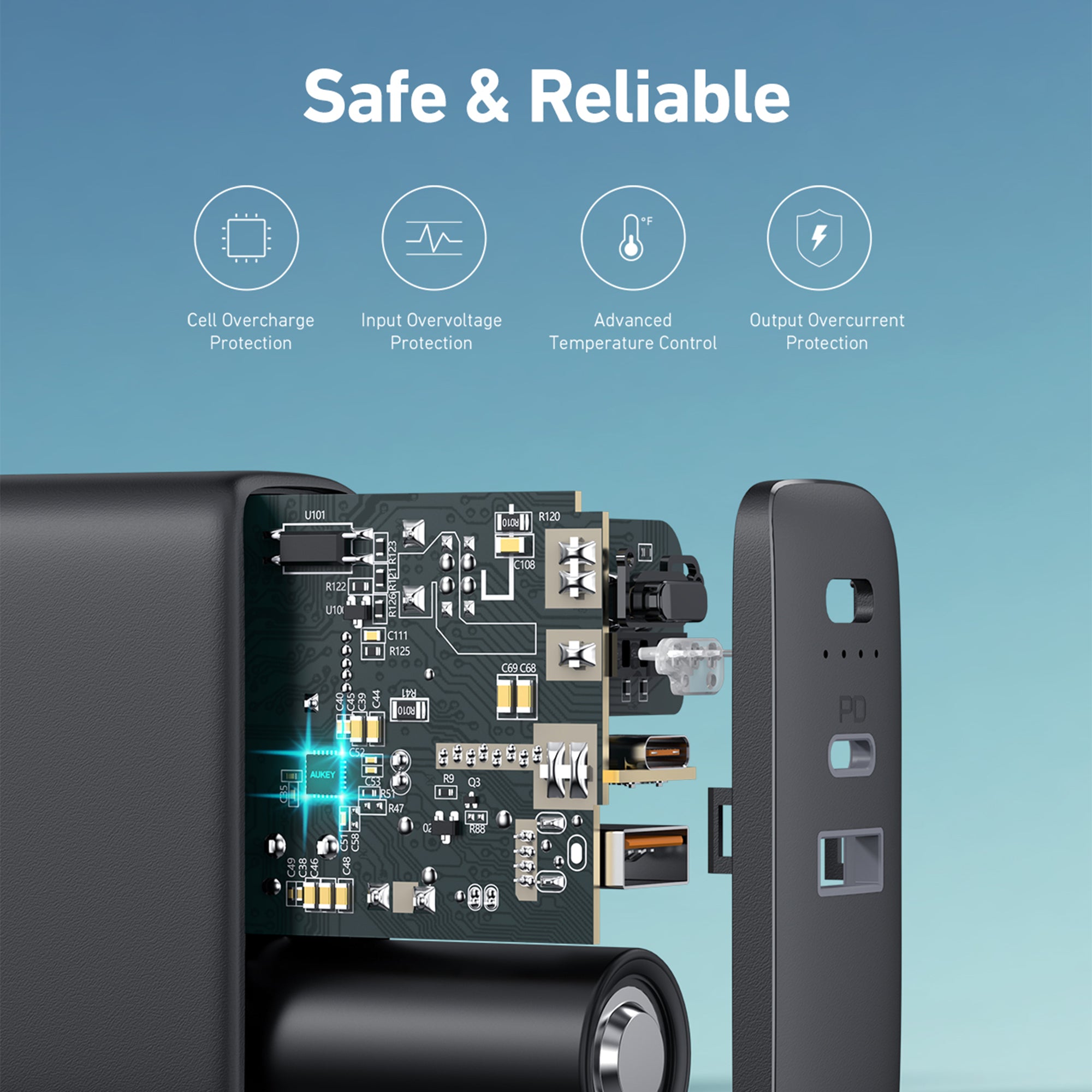 PA-PD20 PowerDuo 5K 20W PD Power Bank with Integrated Outlet