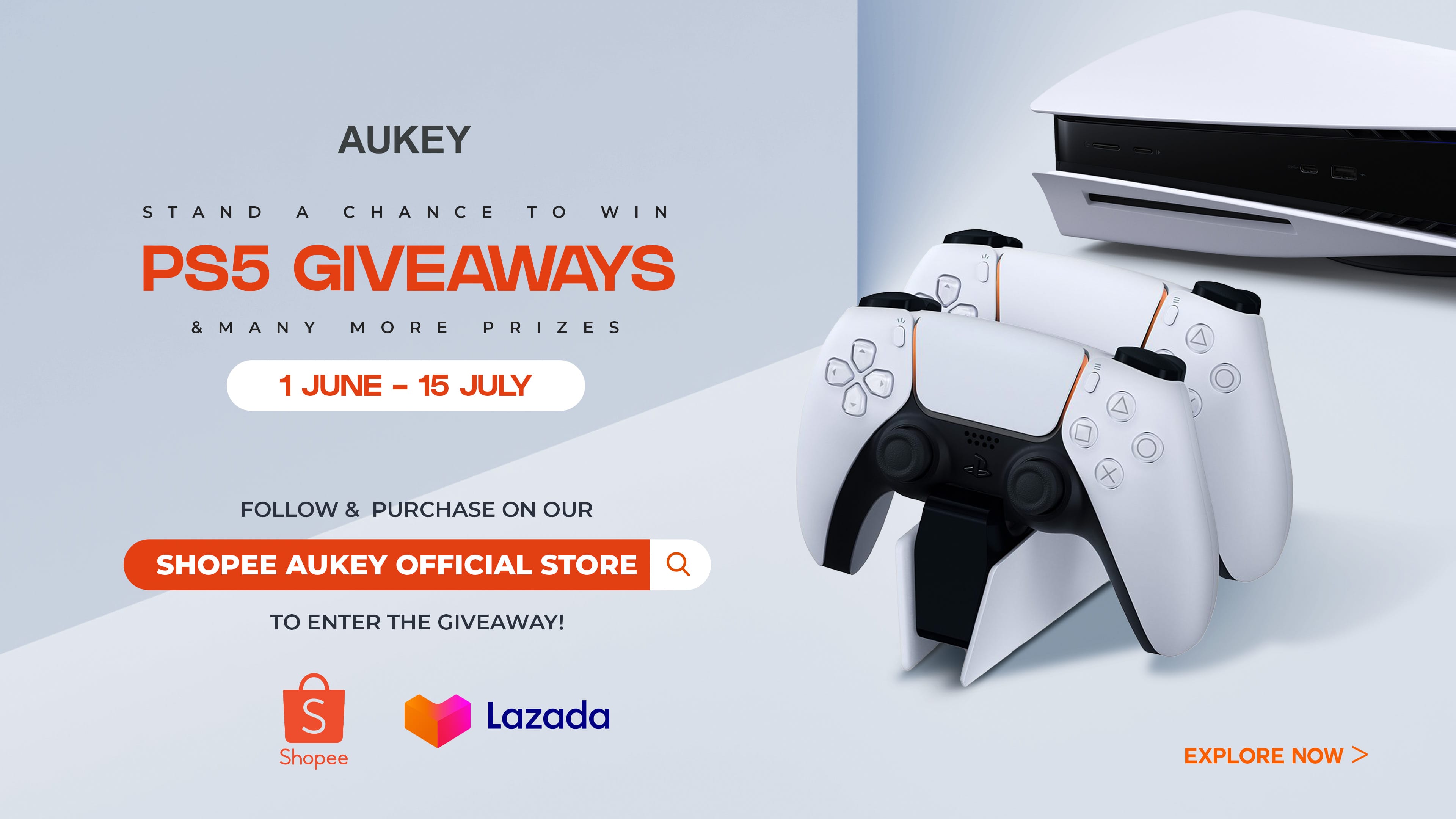 🎉Stand A Chance to Win PS5 with AUKEY🎉