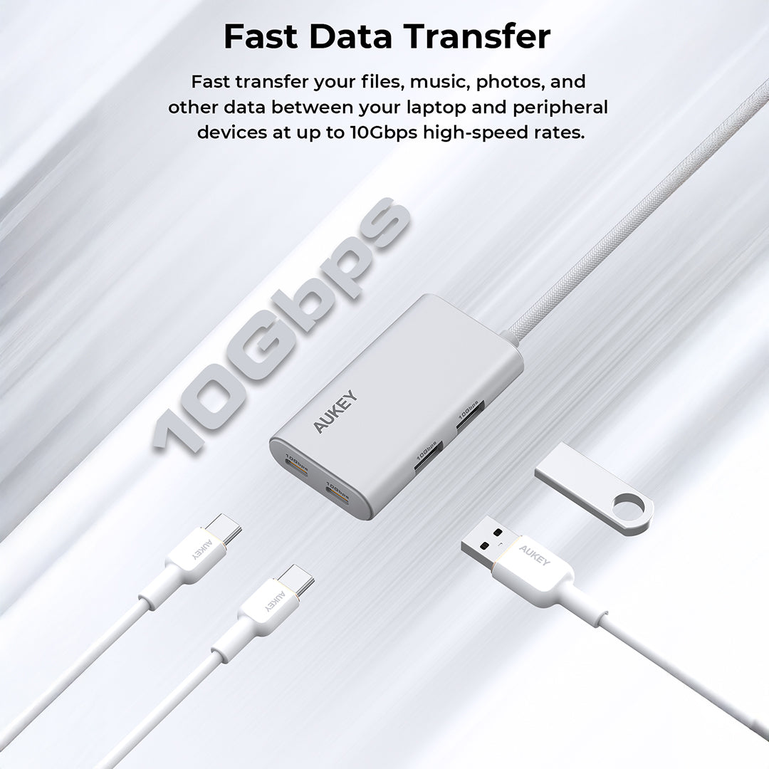 UH-CA01 OfficeDok 4-in-1 | 10G USB-C Hub