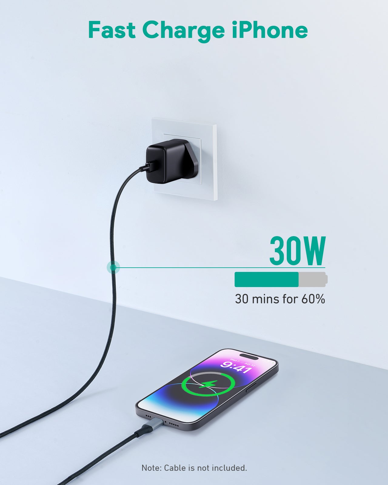PA-R1P Swift 30W Nano Wall Charger with PPS Samsung Super Fast Charging