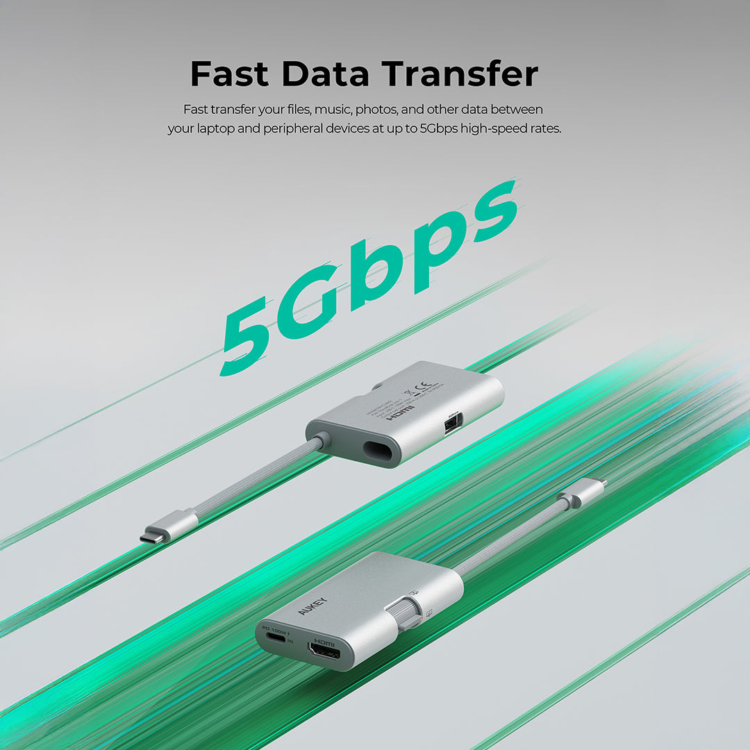 UH-CUH01 TravelDok 3-in-1 USB-C Hub