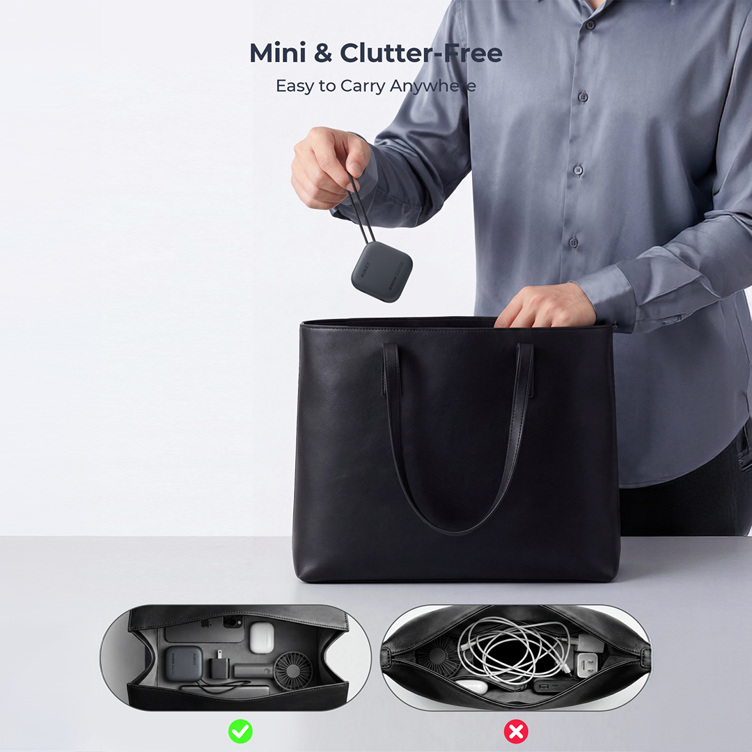 CB-DCC247 Circlet Reel 240W 0.9m DTY Braided USB-C to USB-C Retractable Cable
