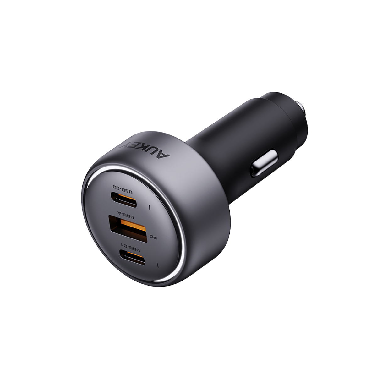 CC-P1 66W PPS Fast Charging Car Charger Dual USB C and USB A