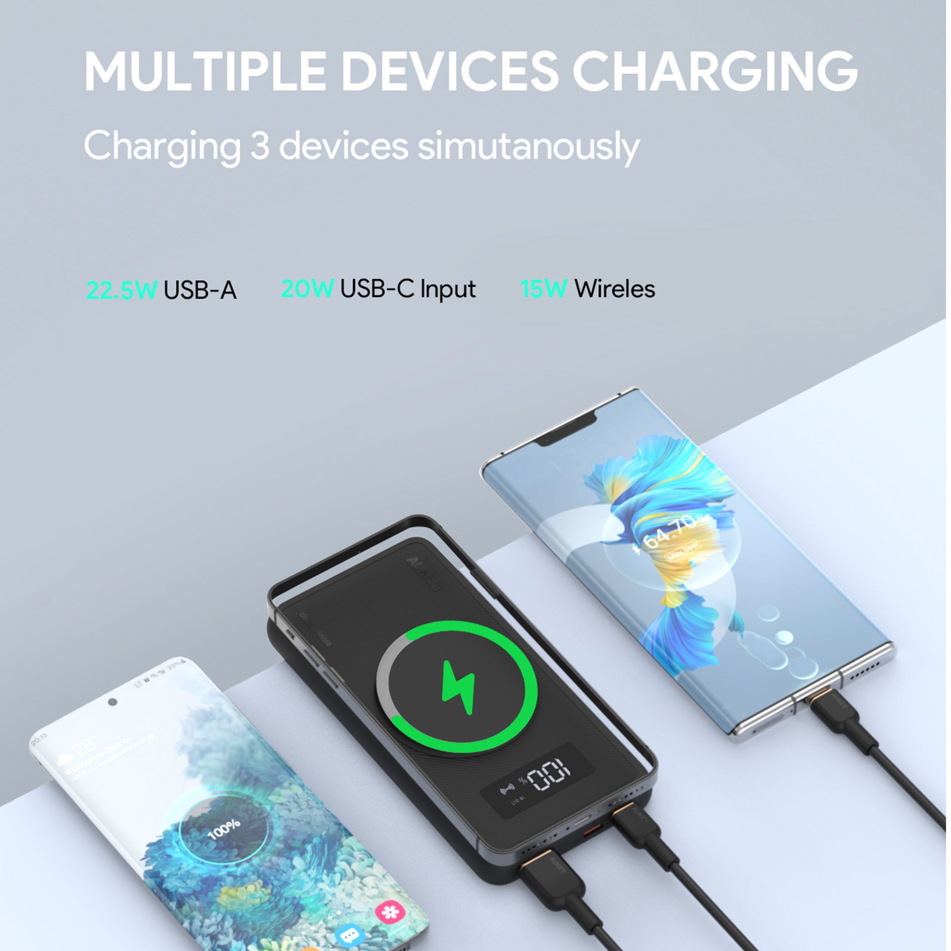 PB-WL01i 20W Basic MagAir II 10000mAh Magnetic Wireless Charging Power Bank