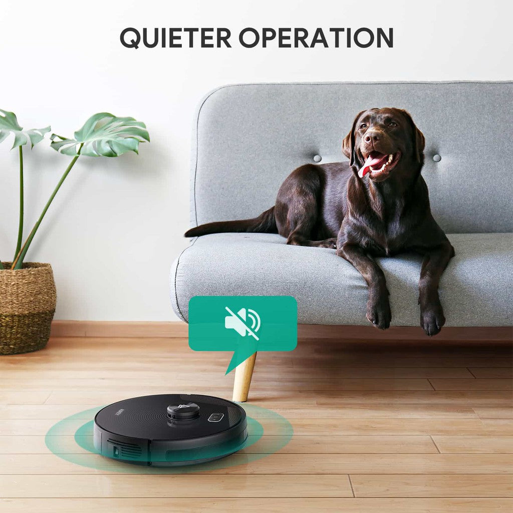 LDS-01 Robot Vacuum Cleaner, Wi-Fi, Upgraded, Strong Suction, Self-Charging Robotic Vacuum, Cleans Hard Floors