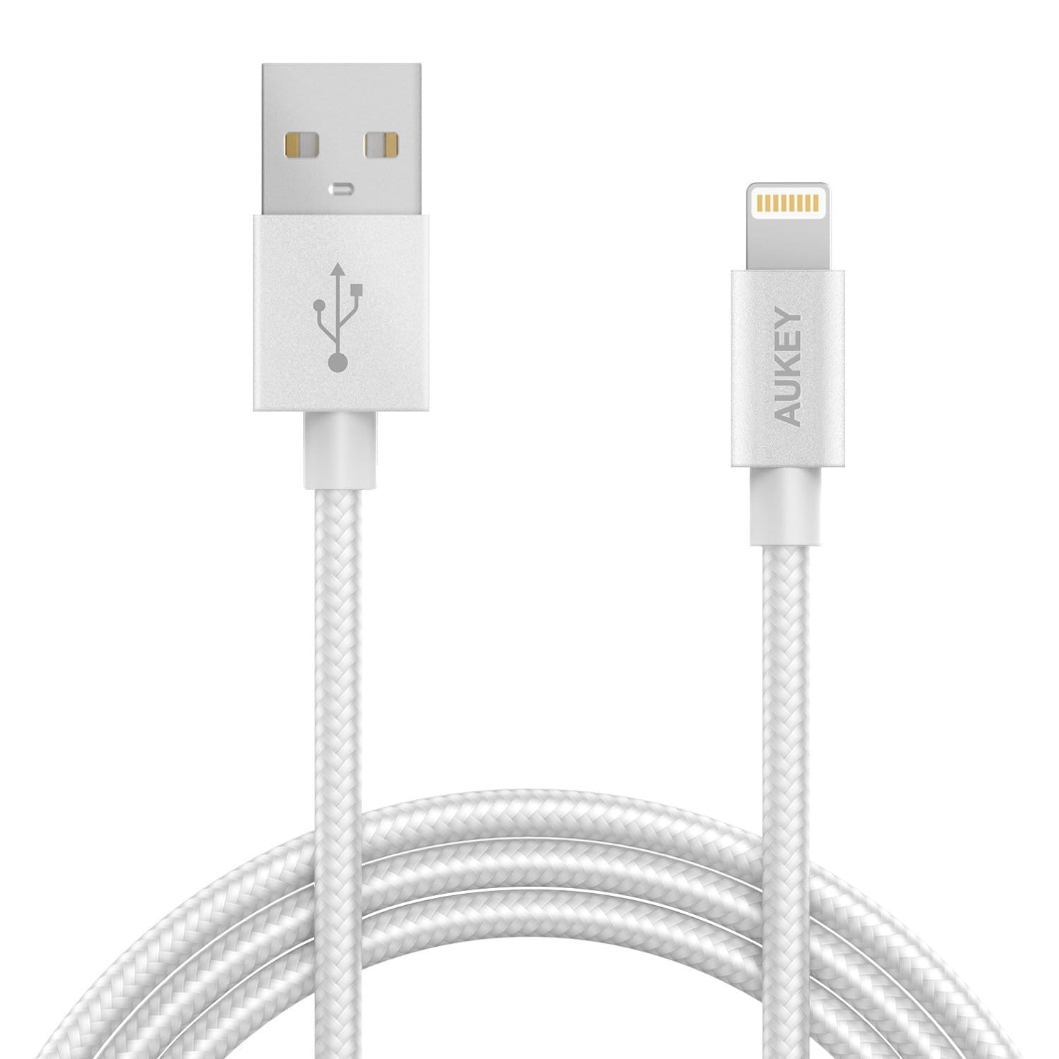 Aukey CB-D16 Apple cable Silver