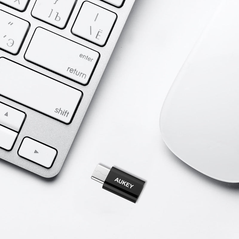 AUKEY CB-A2X3 Micro USB to USB C Converter Adapter- 3 Pack - Aukey Malaysia Official Store