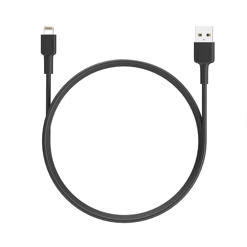 CB-BAL7 Nylon Braided MFI USB-A to Lightning Cable 0.9m - Black
