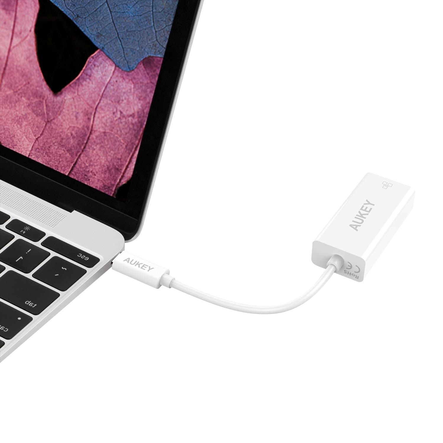 AUKEY CB-C13 USB C to RJ45 Ethernet Adapter - Aukey Malaysia Official Store