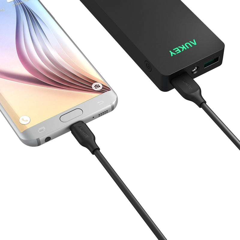 AUKEY CB-MD1 Gold-plated Qualcomm Quick Charge 3.0 Micro USB 2.0 Cable (1m) - Aukey Malaysia Official Store