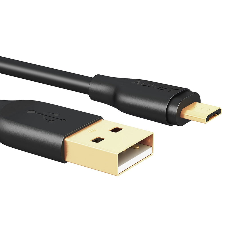 AUKEY CB-MD3 Gold-plated Qualcomm Quick Charge 3.0 Micro USB 2.0 Cable (3 Pack) - Aukey Malaysia Official Store