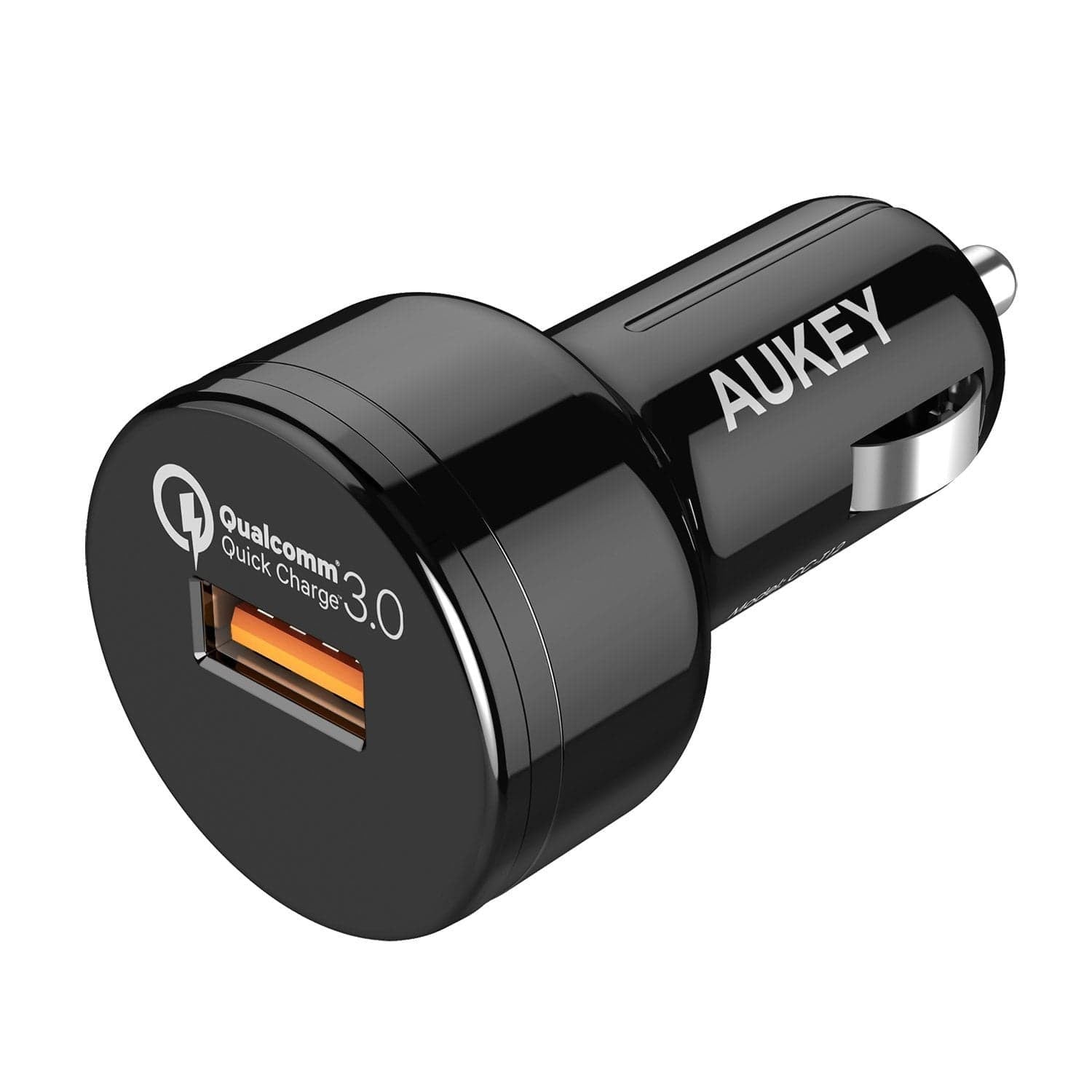 AUKEY CC-T12 24W Single Port Qualcomm Quick Charge 3.0 Car Charger - Aukey Malaysia Official Store