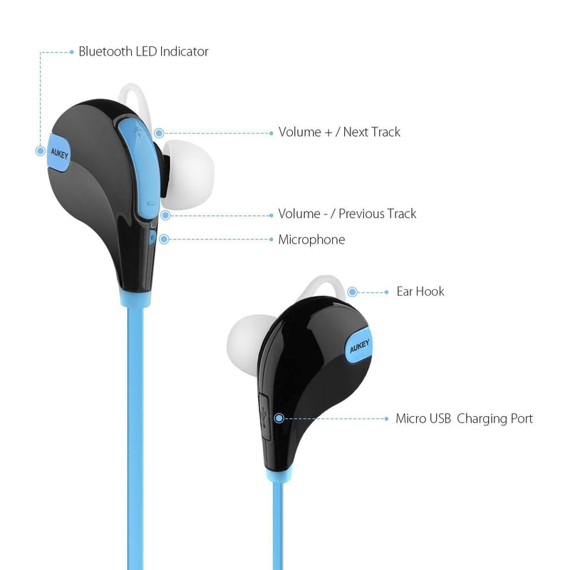 AUKEY EP-B4 Sports Wireless Bluetooth Headset - Aukey Malaysia Official Store