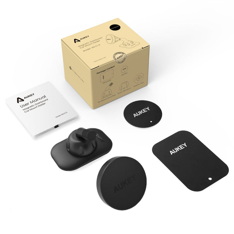AUKEY HD-C13 Universal Magnetic Dashboard Car Phone Mount Holder - Aukey Malaysia Official Store