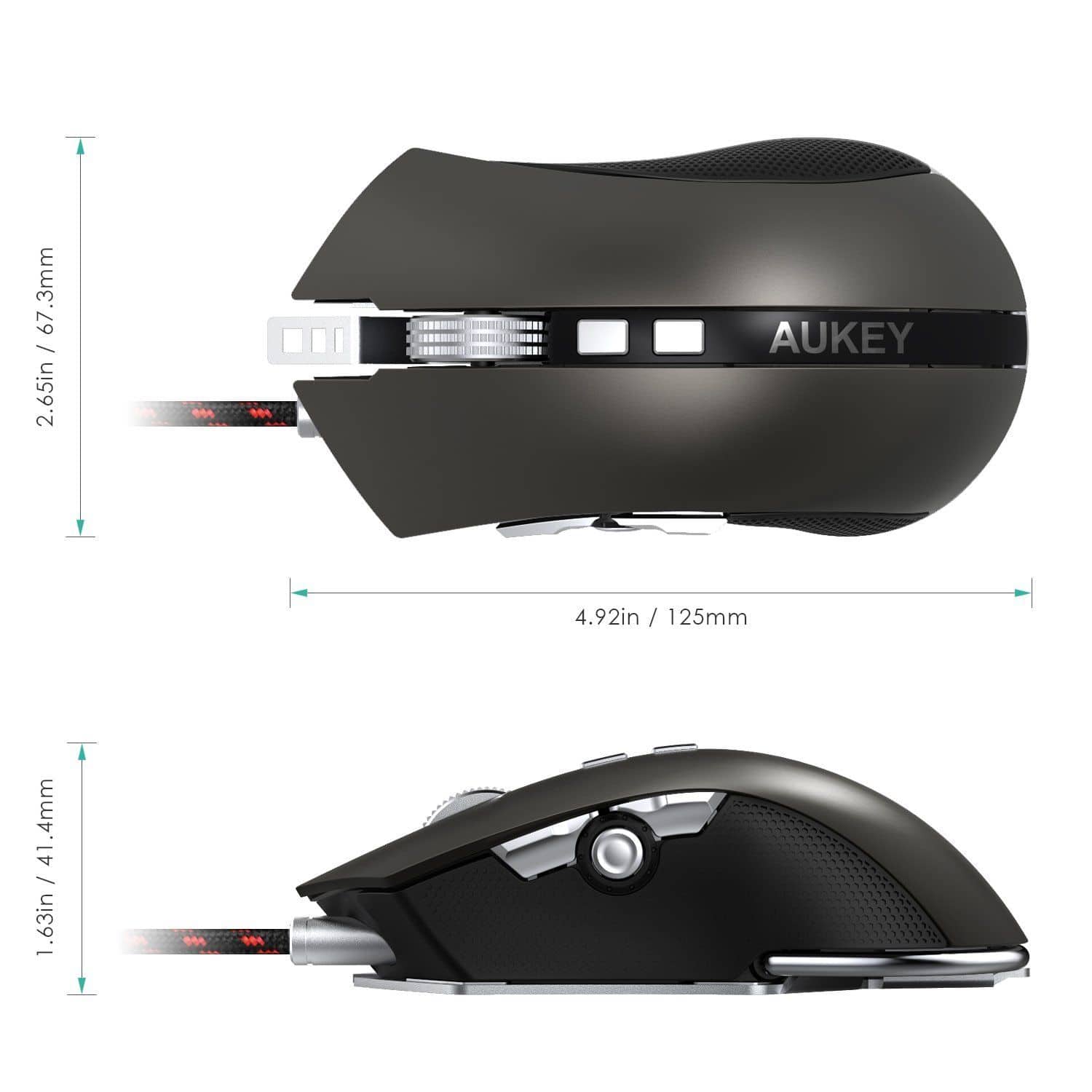 KM-C4 RGB Gaming Mouse With Switches 8 Programmable Buttons
