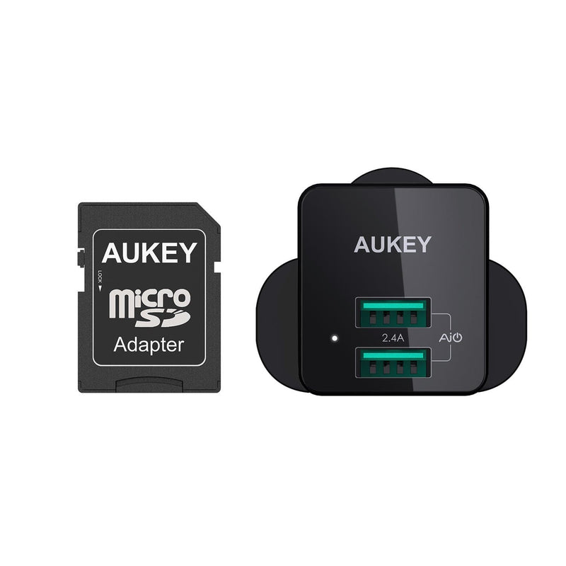 AUKEY PA-U32 12W Universal Dual Port AiPower Mini Portable Travel Charger - Aukey Malaysia Official Store