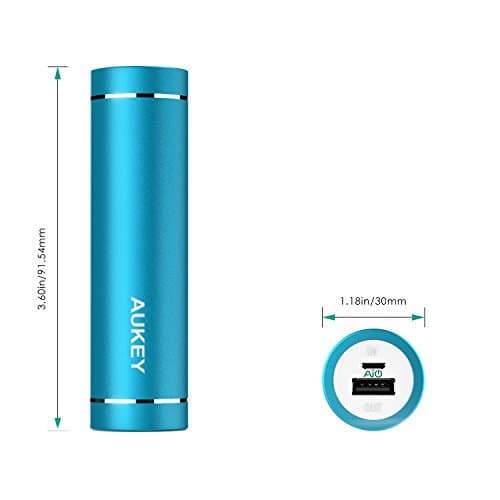 AUKEY PB-N37 5000mAh Mini Ultra Portable Feather weight Power Bank - Aukey Malaysia Official Store