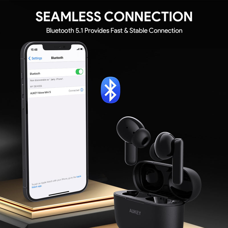 EP-M1S Bluetooth 5.2 TWS True Wireless Earbuds