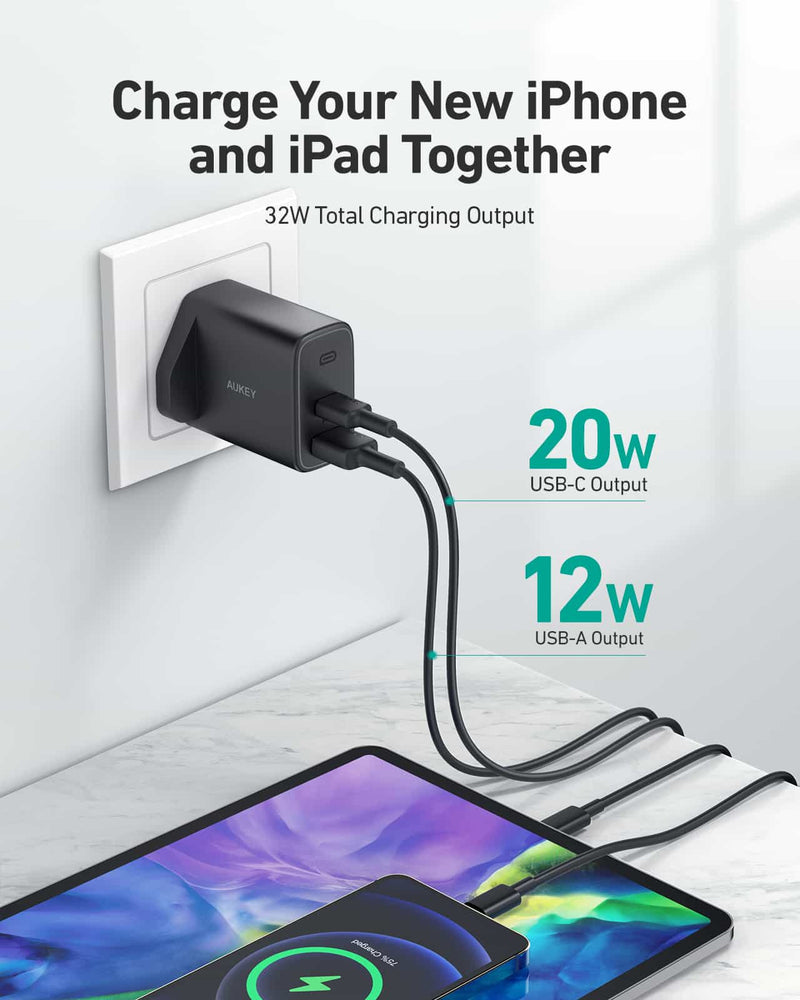 PA-F3S 32W Swift Series PD USB C Wall Charger