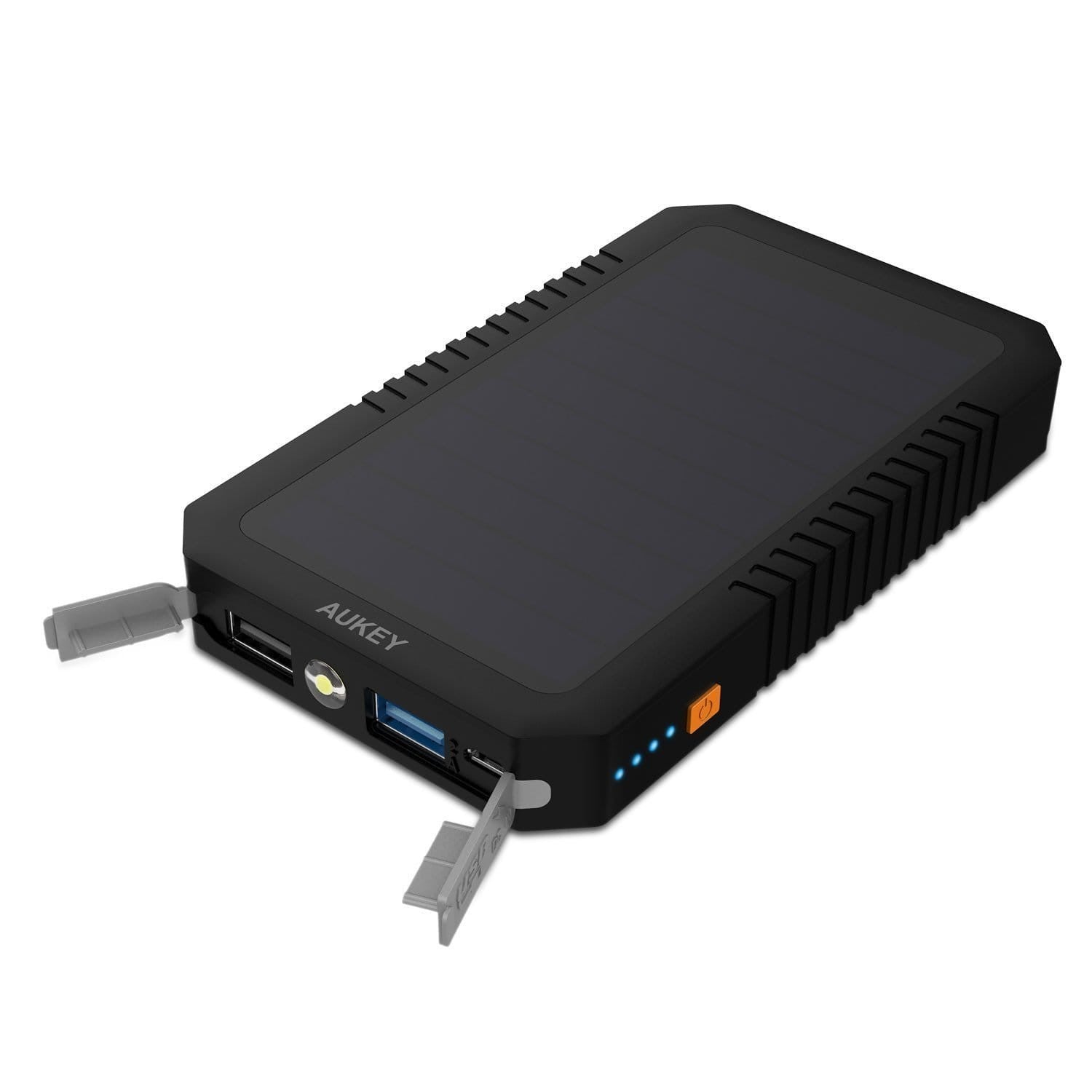 AUKEY PB-P8 12000mAh Solar Power Bank Charger With Solar Panels - Aukey Malaysia Official Store