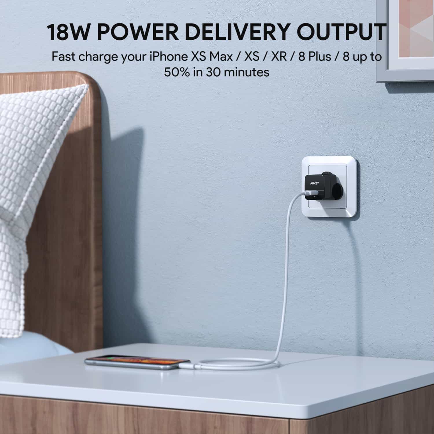 PA-Y18 18W Power Delivery Wall Charger