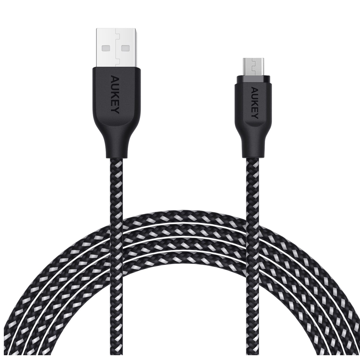 CB-AM2 Braided Nylon USB 2.0 to Micro USB Cable 2 meter