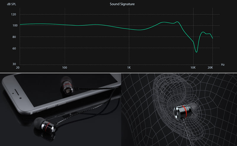 EP-X3 Metal Housing In-Ear Earbuds