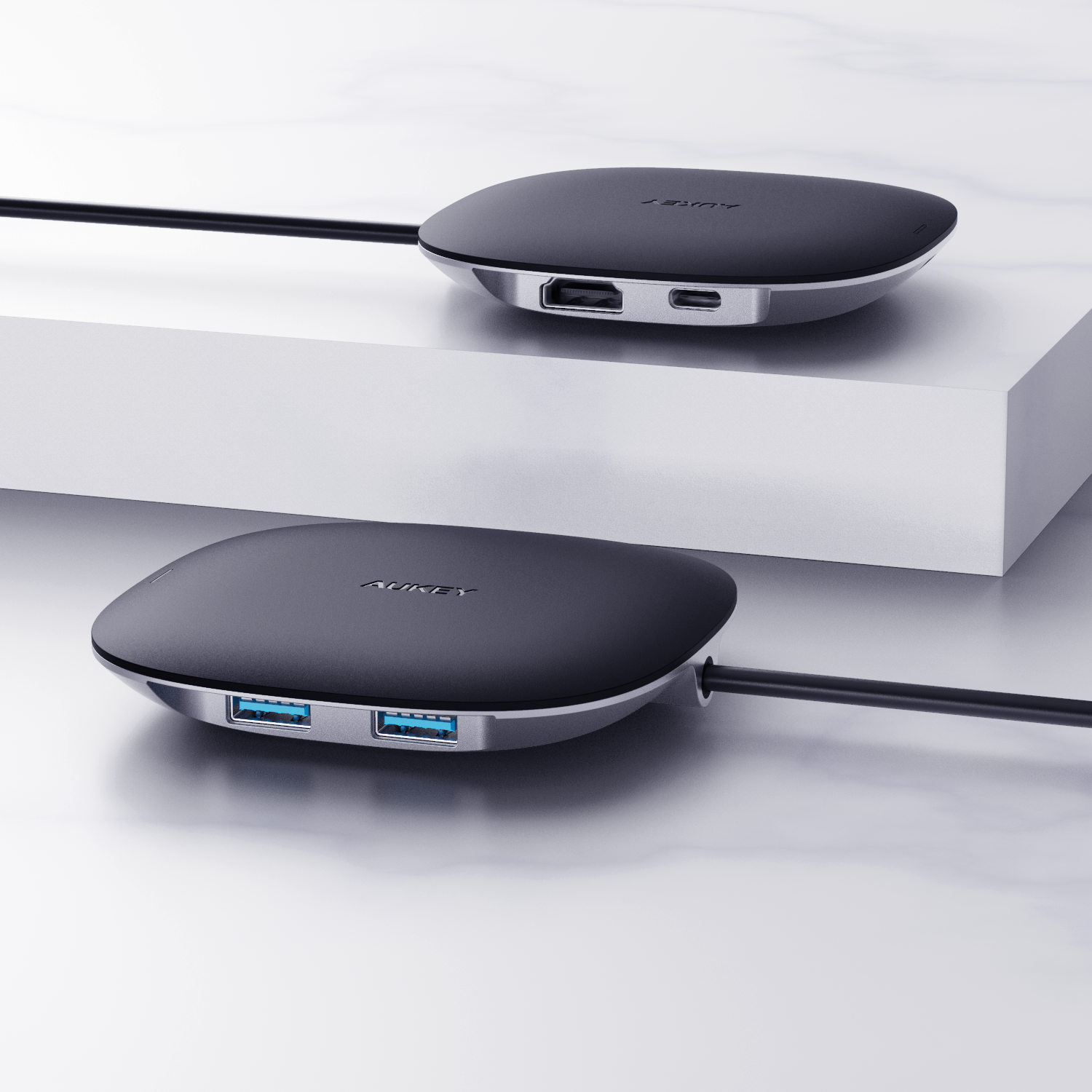 CB-C70 5-in-1 Wireless Charging USB C Hub with 2 USB 3.0 Ports, 4K HDMI and 100W Power Delivery